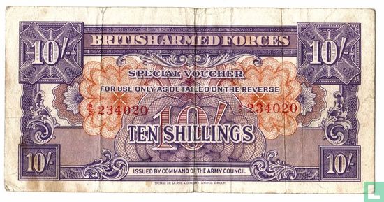 BAF. 10 shilling - Afbeelding 1