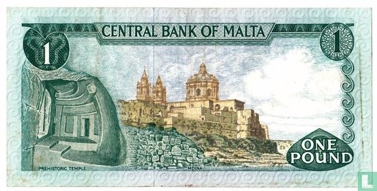 Banknote 1 Lira 1973 - Bild 2