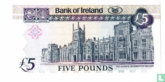 Noord-Ierland 5 Pounds 2000 - Afbeelding 2