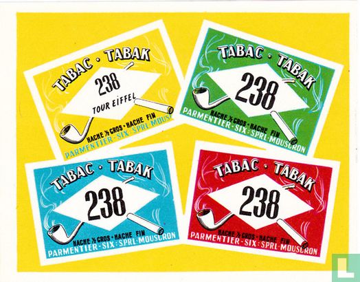 Tabac  tabak 238 Parmentier-Six - Afbeelding 1