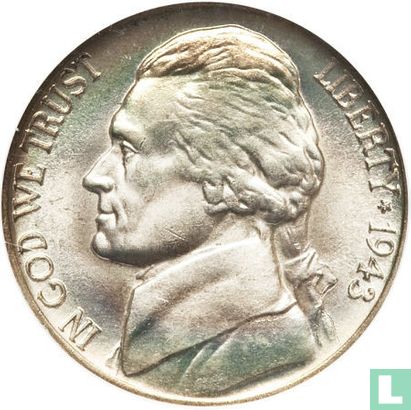 Verenigde Staten 5 cents 1943 (1943/2) - Afbeelding 1