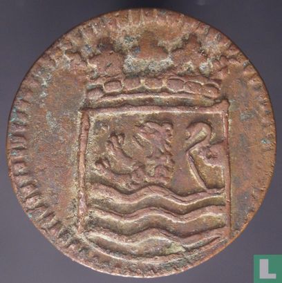 VOC 1 duit 1752 (Zeeland) - Afbeelding 2