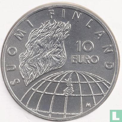 Finland 10 euro 2002 "50th anniversary of 1952 Helsinki Summer Olympics" - Afbeelding 2