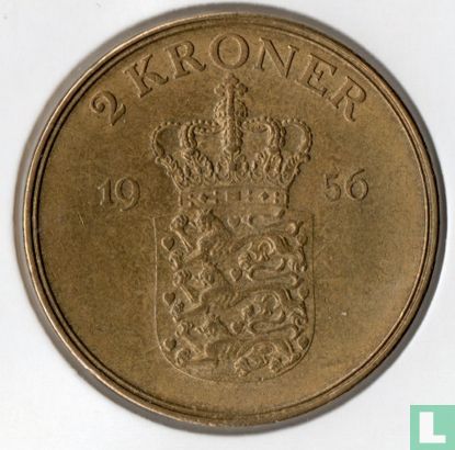 Denmark 2 kroner 1956 - Image 1
