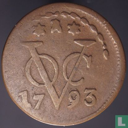VOC 1 duit 1793 (Zeeland) - Afbeelding 1