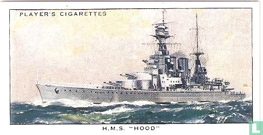 H.M.S. "Hood" British Battle Cruiser. - Afbeelding 1