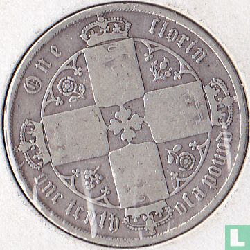 Verenigd Koninkrijk 1 florin 1872 - Afbeelding 2