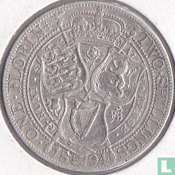 United Kingdom 1 florin 1894 - Image 1