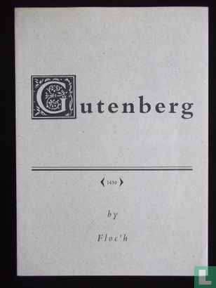 ERGEE - Gutenberg - Jean Claude FLOC'H - Afbeelding 1