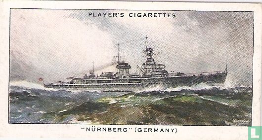 "Nürnberg" German Light Cruiser. - Image 1