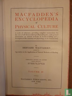 Macfadden's encyclopedia of physical culture 4 - Afbeelding 3