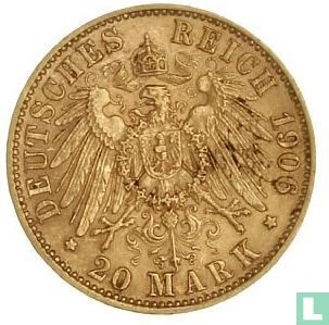 Pruisen 20 mark 1906 (A) - Afbeelding 1