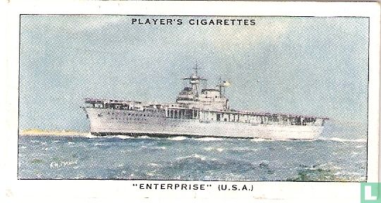 "Enterprise" U.S.A. Aircraft Carrier. - Afbeelding 1