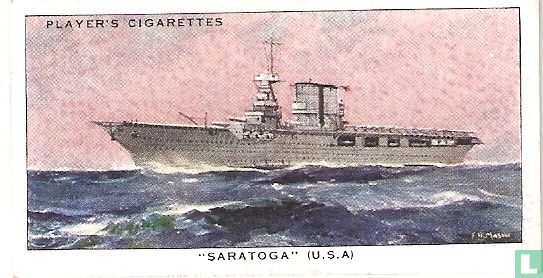 "Saratoga" U.S.A. Aircraft Carrier. - Afbeelding 1