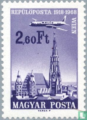 Vol postal Budapest-Vienne