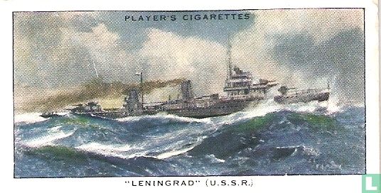 "Leningrad" U.S.S.R. Destroyer. - Afbeelding 1