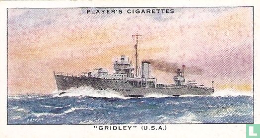 "Gridley" U.S.A. Destroyer. - Afbeelding 1