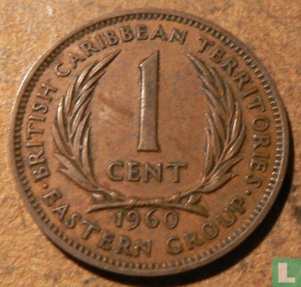 Territoires britanniques des Caraïbes 1 cent 1960 - Image 1