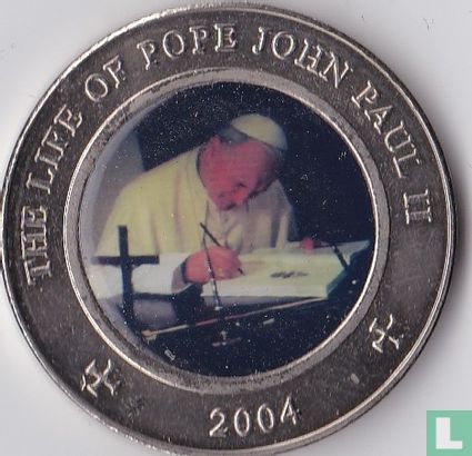 Somalia 25 shillings 2004 "Pope writing" - Image 1