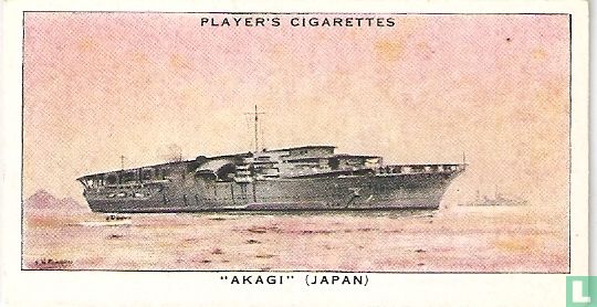 "Akagi" Japanese Aircraft Carrier. - Afbeelding 1