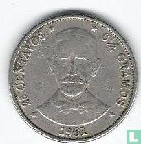 Dominikanische Republik 25 Centavos 1981 - Bild 1