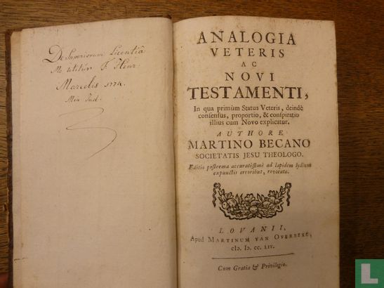 Analogia veteris ac novi testamenti, in qua primum status veteris - Afbeelding 2