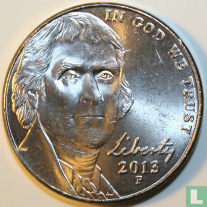 United States 5 cents 2013 (P) - Image 1