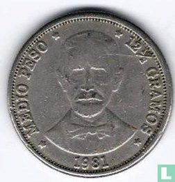 Dominican Republic ½ peso 1981 - Image 1