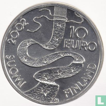Finnland 10 Euro 2002 "200th anniversary Birth of Elias Lönnrot" - Bild 1