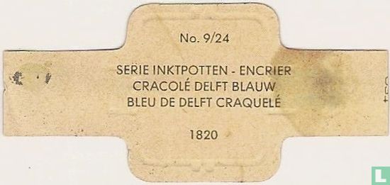 Bleu de Delft craquelé 1820 - Image 2