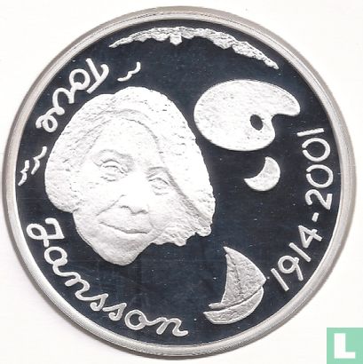 Finland 10 euro 2004 (PROOF) "90th anniversary Birth of Tove Jansson" - Afbeelding 2