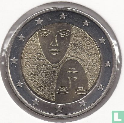 Finland 2 euro 2006 "100th anniversary of universal suffrage" - Afbeelding 1