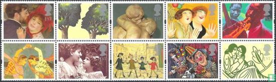 Greeting stamps - art
