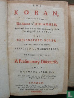 The Koran, commonly called the Alcoran of Mohammed  - Afbeelding 2