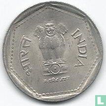 India 1 rupee 1984 (Hyderabad) - Image 2