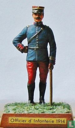 French Infantry Officer with stick 1914 - Afbeelding 1