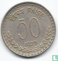India 50 paise 1975 (Bombay) - Afbeelding 1
