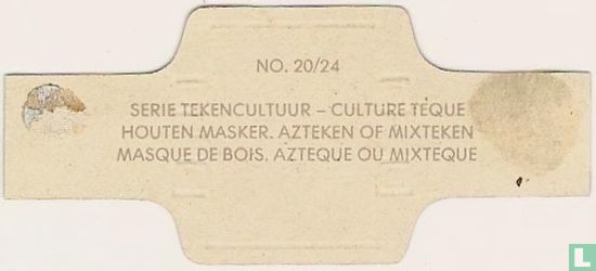 Houten masker. Azteken of Mixteken - Afbeelding 2