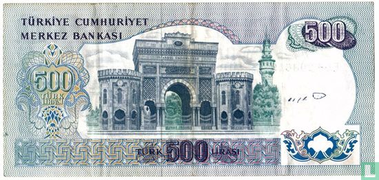 Türkei 500 Lira ND (1974/L1970) - Bild 2