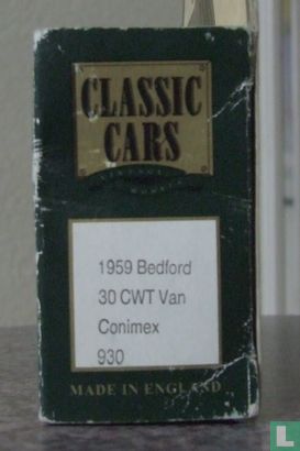 Bedford 30CWT Box Van 'Conimex' - Image 2