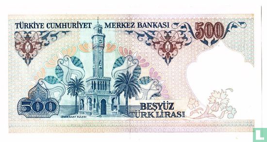 Turquie 500 lires (séries C01-C15) - Image 2