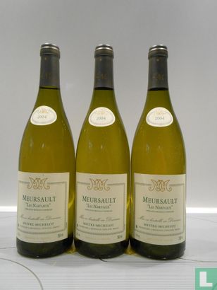 3 flessen Meursault " Les Narvaux" Mestre Michelot 2004