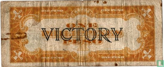 Filipijnen 1 Peso 1944 "Victory" - Afbeelding 2