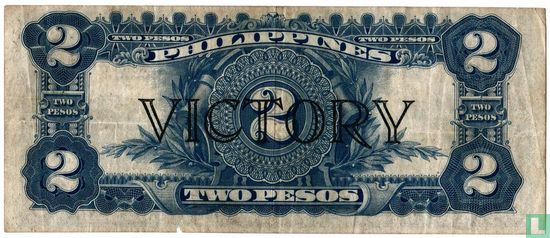 Philippinen 2 Pesos 1944 "Victory" - Bild 2