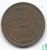 Hongrie 2 fillér 1935 - Image 2