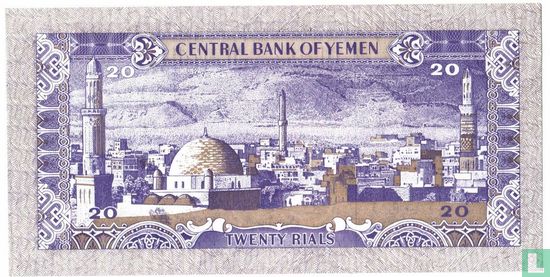 Yemen 20 Rials 1973 - Image 2