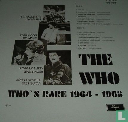 Who's Rare 1964-1968 - Image 2