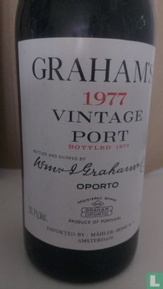 GRAHAM'S VINTAGE PORT 1977
