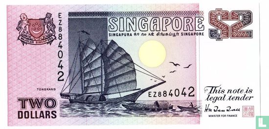 Singapur 2 Dollar  - Bild 1