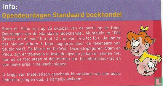 Stam & Pilou - Opendeurdagen Standaard Boekhandel